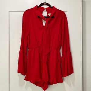Gianni Bini Red Romper
